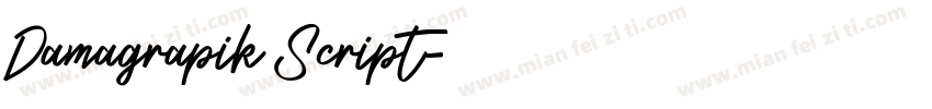 Damagrapik Script字体转换